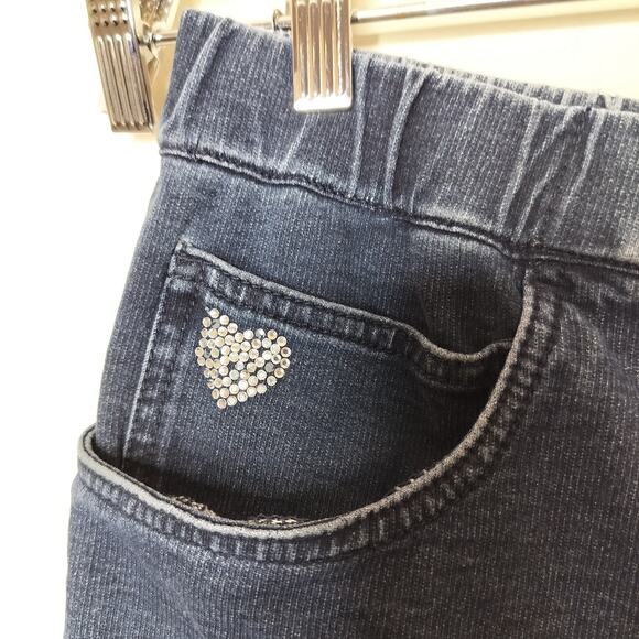 Quacker Factory Dream Jeannes Capri Crop Jean Pants - Picture 5 of 8